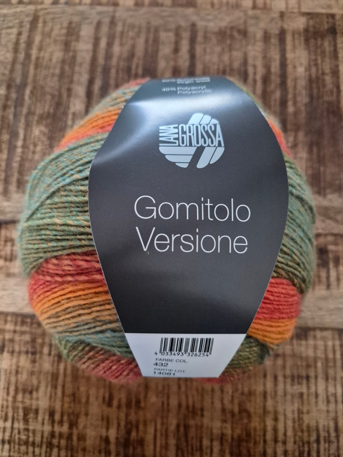 Lana Grossa Gomitolo Versione Wol - 200g, 700m, Ophalen of Verzenden, Nieuw, Breien of Haken, Wol of Garen