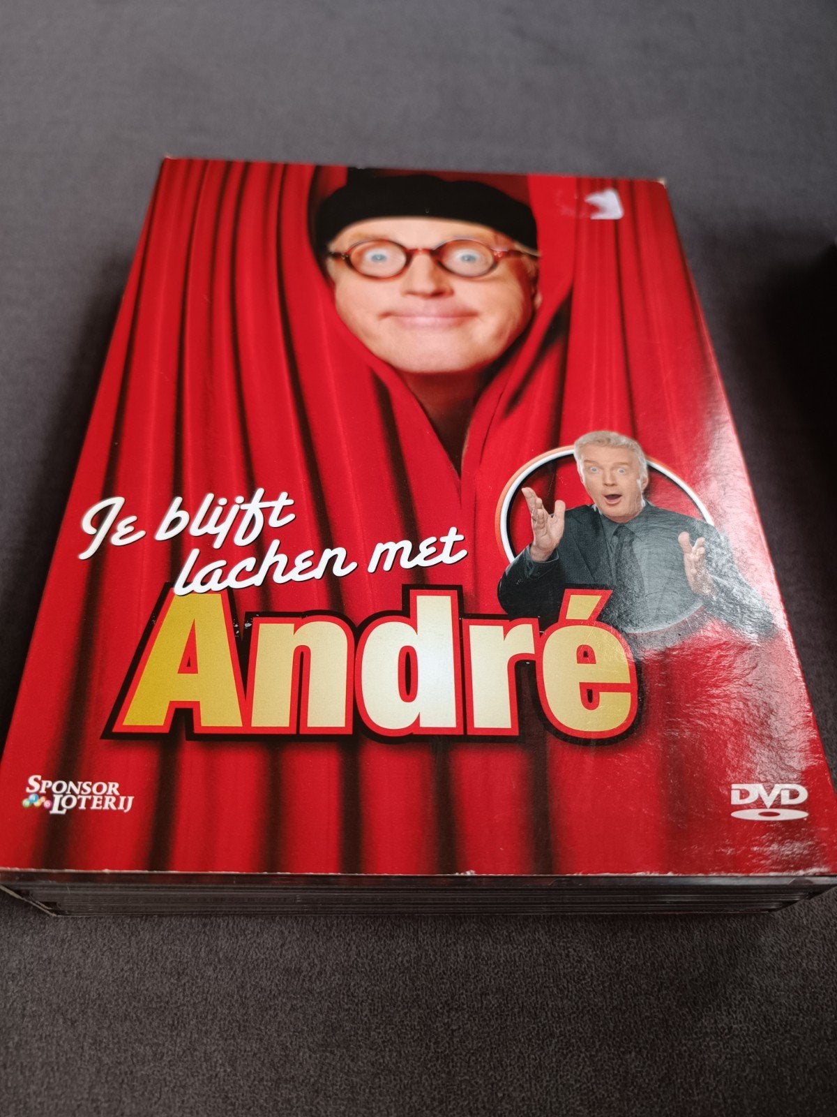 Je blijft lachen met Andre - 6 dvd box, Alle leeftijden, Ophalen of Verzenden, Zo goed als nieuw, Tv-programma of Sketches