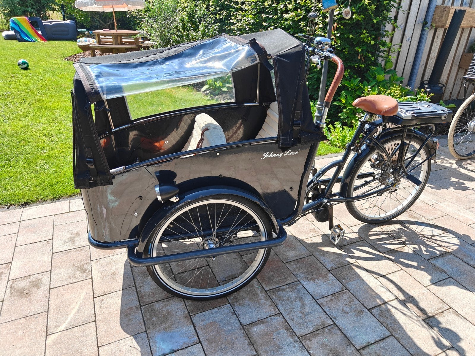 Johnny Loco bakfiets met Bafang ombouwset (accu defect), Ophalen of Verzenden