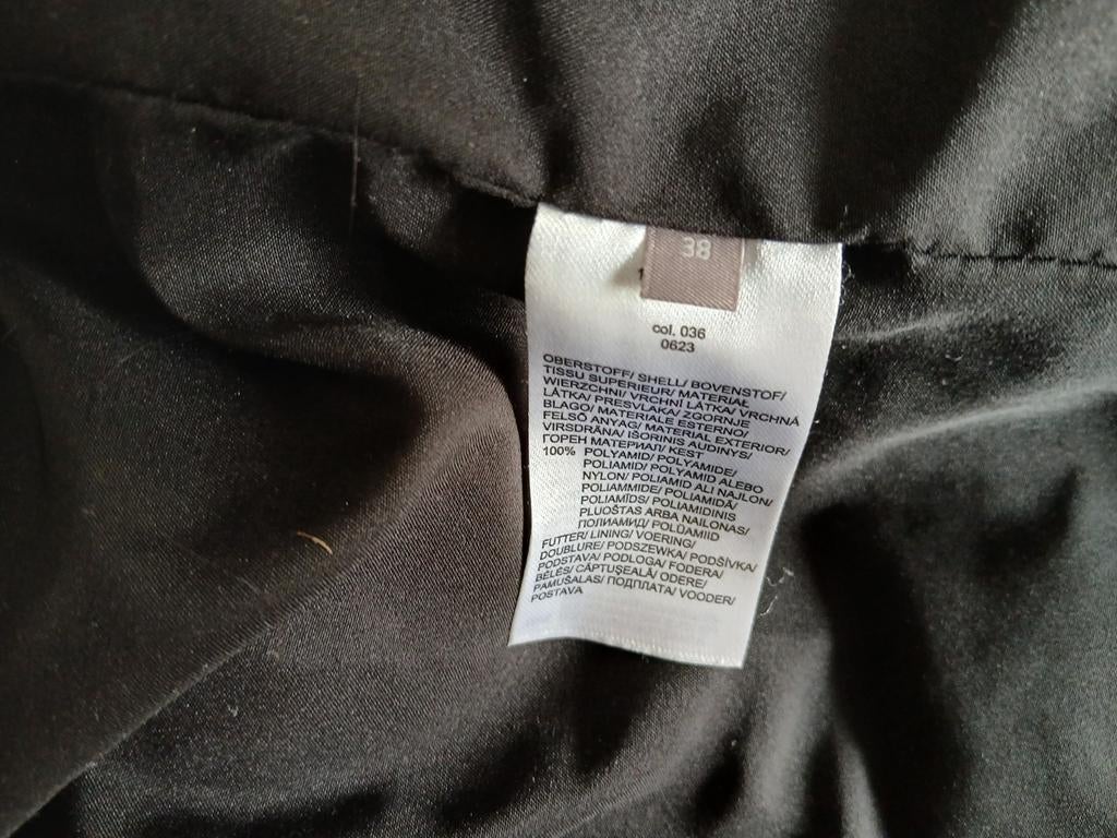 Jake's Zwarte Gewatteerde Jas met Capuchon, Maat 38, Kleding | Dames, Zwart, Zo goed als nieuw, Jake's, Ophalen