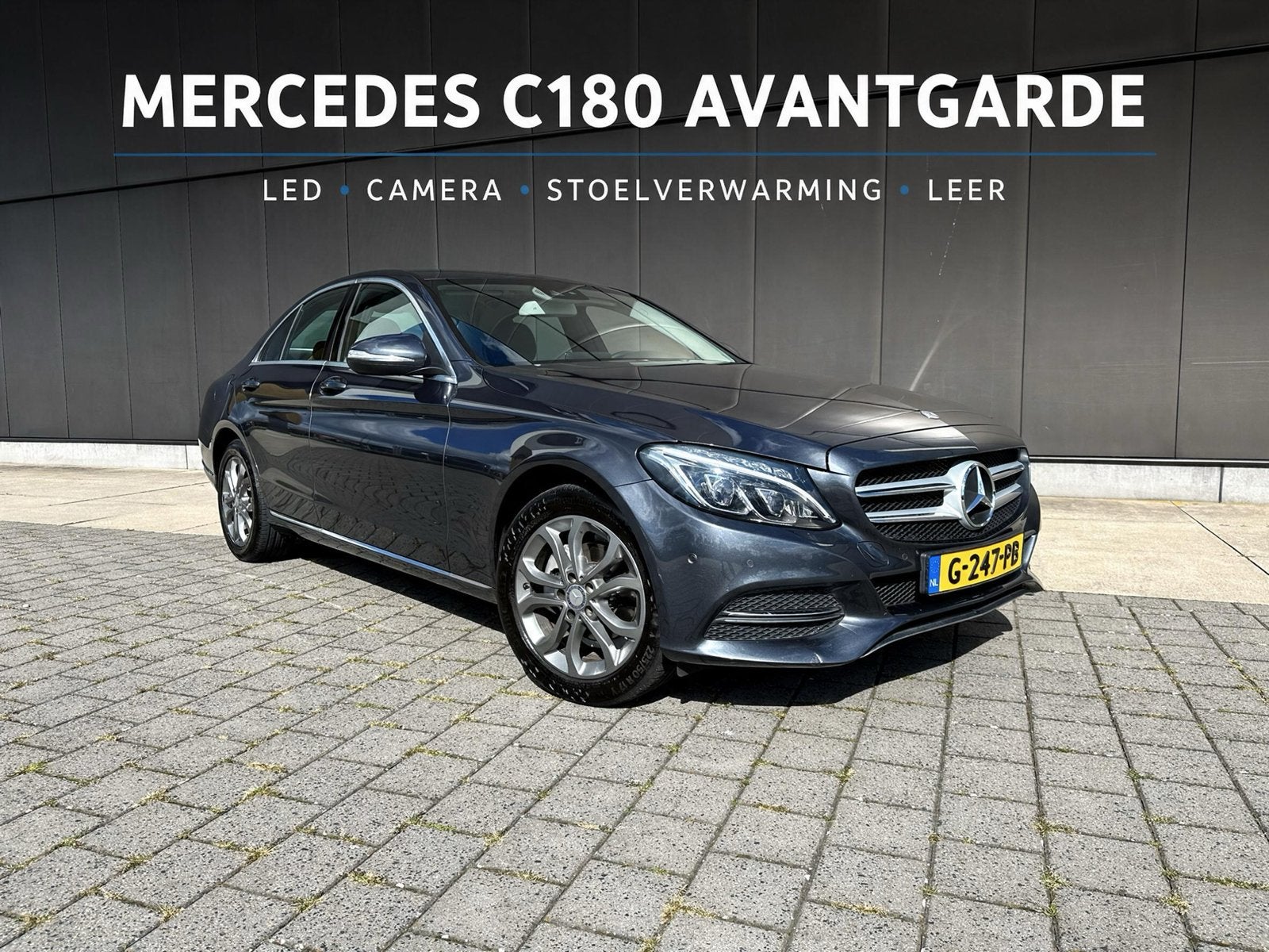 Mercedes C180 Avantgarde | led | leer | 92 dkm | stoelvw, Auto's, Mercedes-Benz, Automaat, 1800 kg, Particulier, Sedan