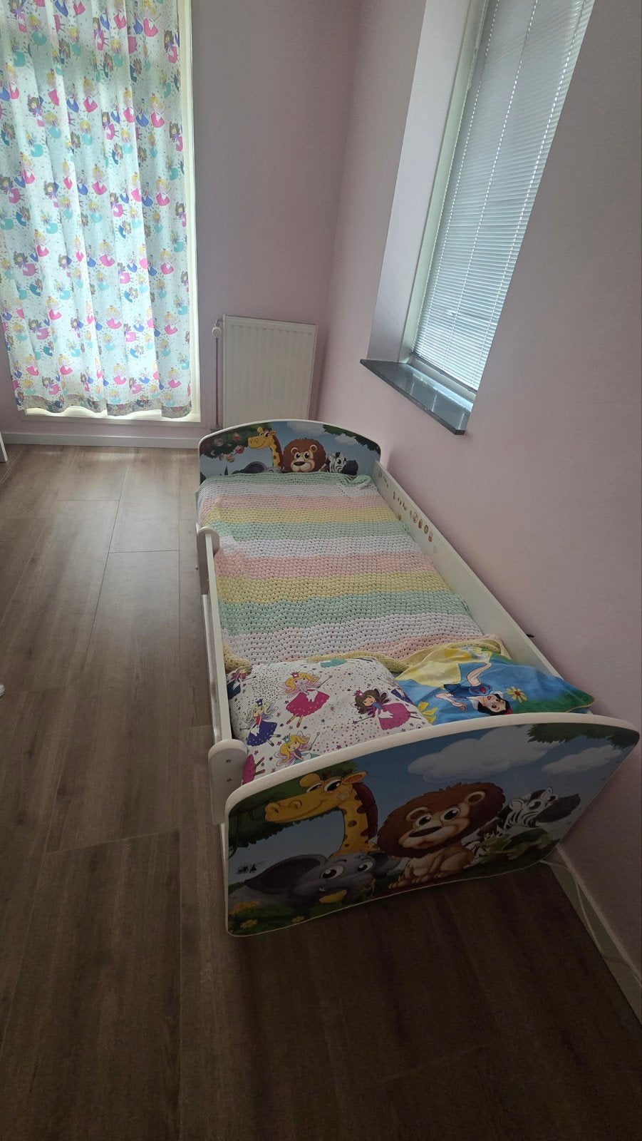 Kinderbed met opberglade - Dieren thema, Gebruikt, 70 tot 85 cm, 160 tot 180 cm, Ophalen
