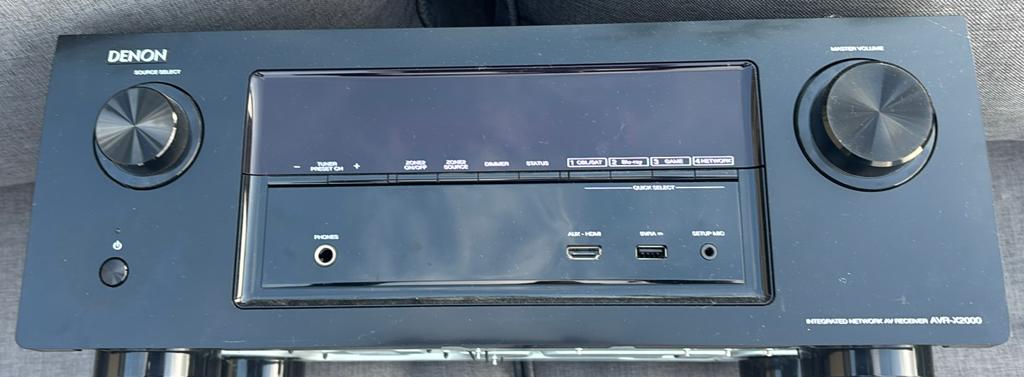 Denon X2000 netwer receiver met defect, Audio, Tv en Foto, Versterkers en Receivers, Denon, Ophalen of Verzenden, 60 tot 120 watt