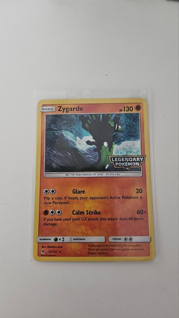 Zygarde Pokémon Kaart - Legendary Pokémon, Hobby en Vrije tijd, Verzamelkaartspellen | Pokémon, Ophalen of Verzenden, Zo goed als nieuw