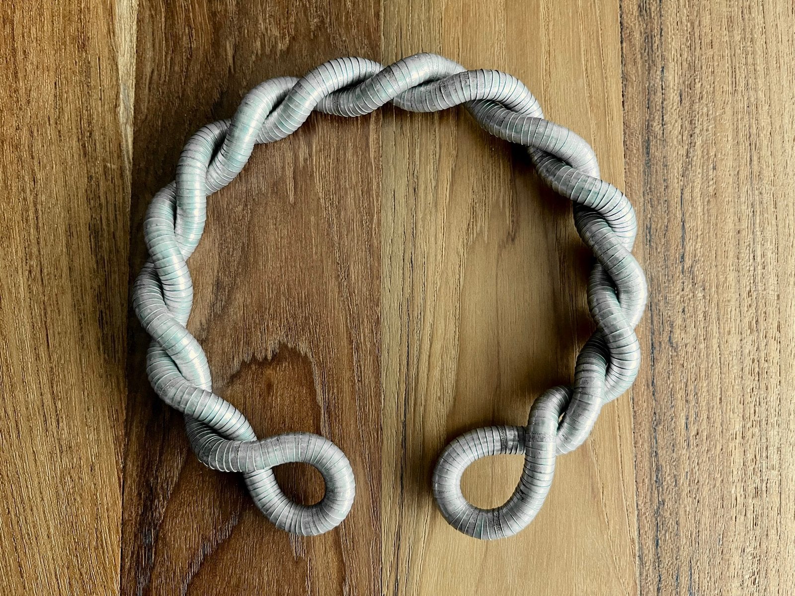 Buigbaar Ketting Edelstaal, Ophalen, Zo goed als nieuw, Zilver, Overige materialen