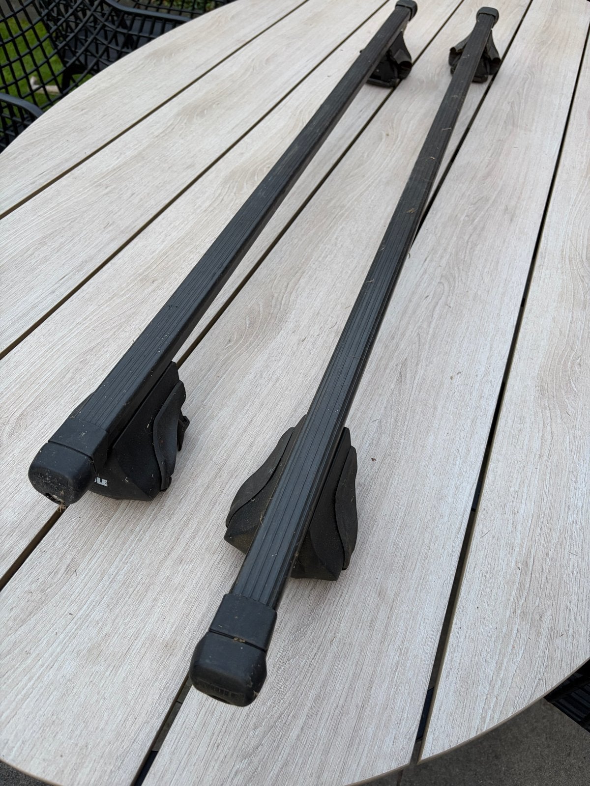 Thule dakdragers met slot en sleutel, Ophalen, Gebruikt