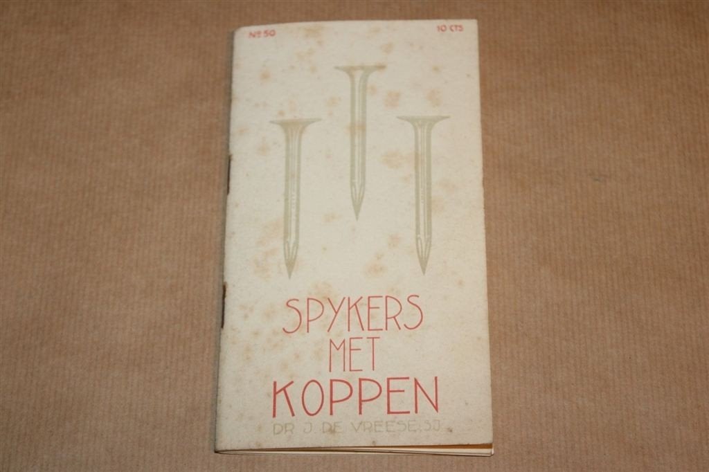 Spykers met koppen - De smalle boekjes no. 50 - 1937, Ophalen of Verzenden, Zo goed als nieuw