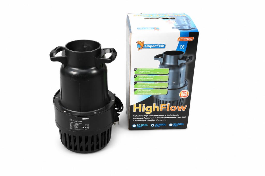 SuperFish HighFlow Koi Pro 30.000L VAN €189 VOOR €112,95!, Vijverpomp, Nieuw, Ophalen of Verzenden, Nvt