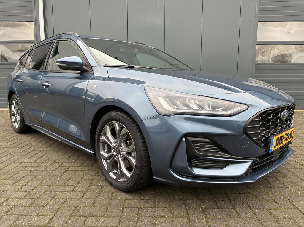 Ford Focus Wagon 1.0 EcoBoost Hybrid 125 PK ST-Line | NAVI |, 1349 kg, Gebruikt, Zwart, Blauw