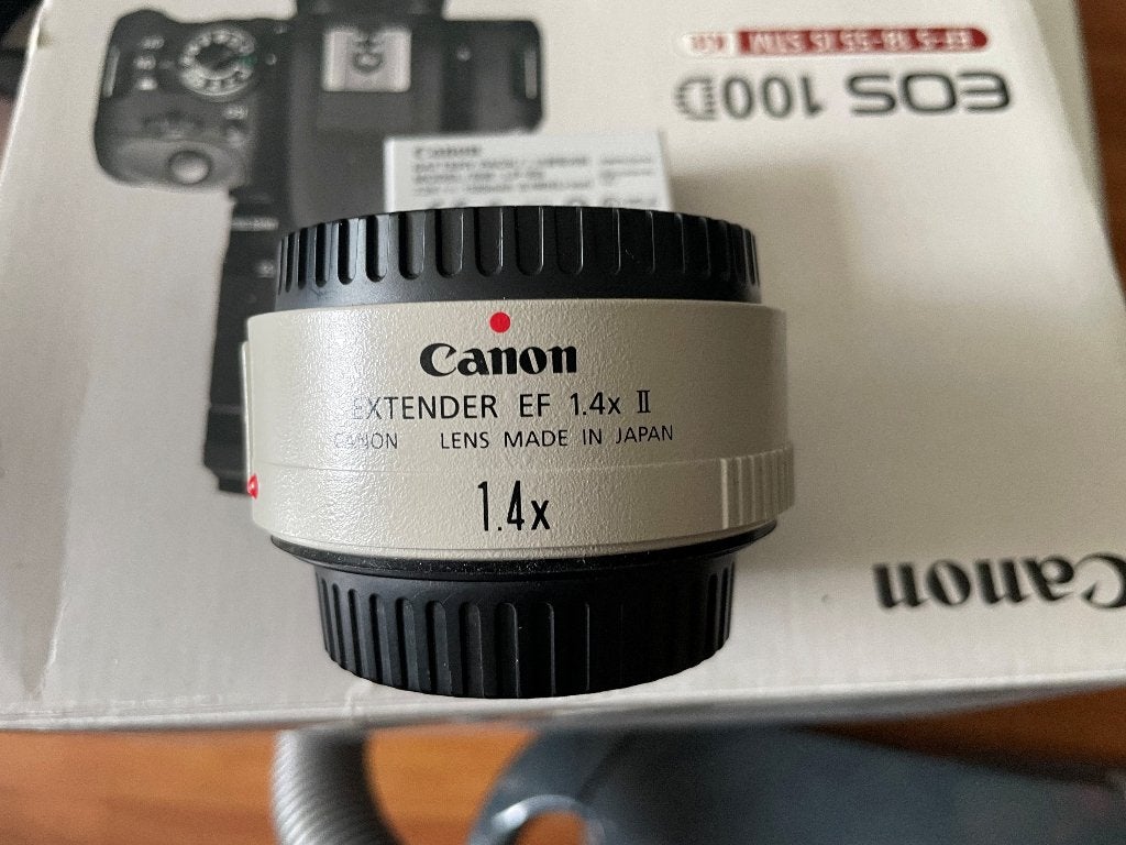 Canon extender 1.4x II inclusief Canon etui tasje, Ophalen, Canon, Nieuw, Telelens