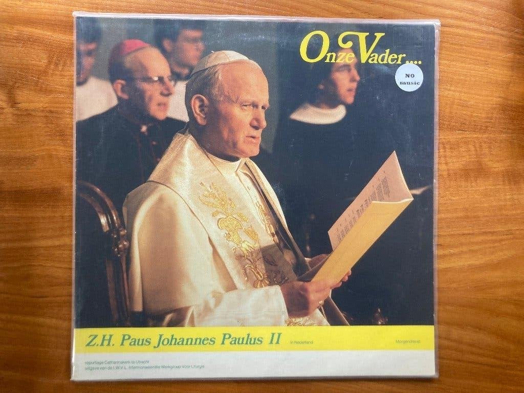 LP vinyl paus Paulus Johannes II bezoek aan Nederland 1985, Verzamelen, Ophalen of Verzenden, Zo goed als nieuw, Overige typen