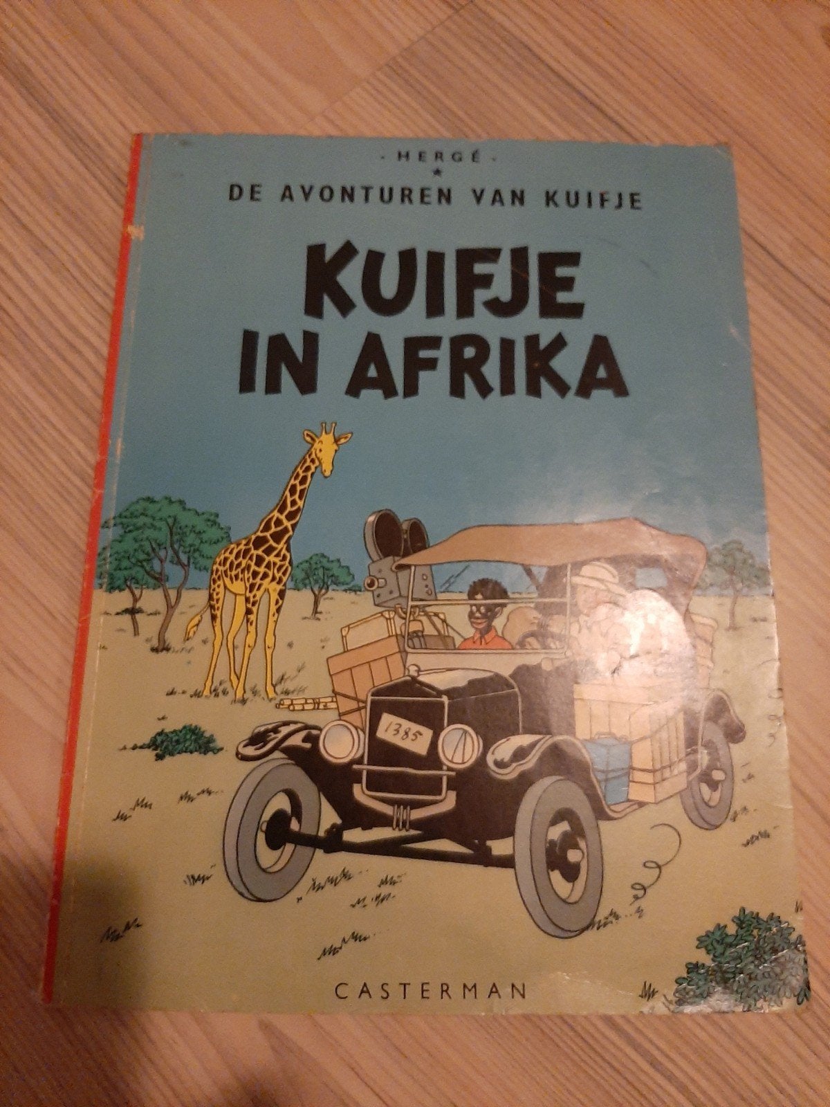 Kuifje in Afrika - Klassiek stripboek van Hergé, Ophalen of Verzenden
