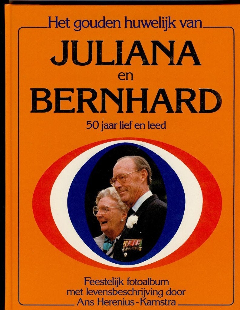 Juliana en Bernhard; 50 jaar lief en leed, Ophalen, Zo goed als nieuw, Tijdschrift of Boek