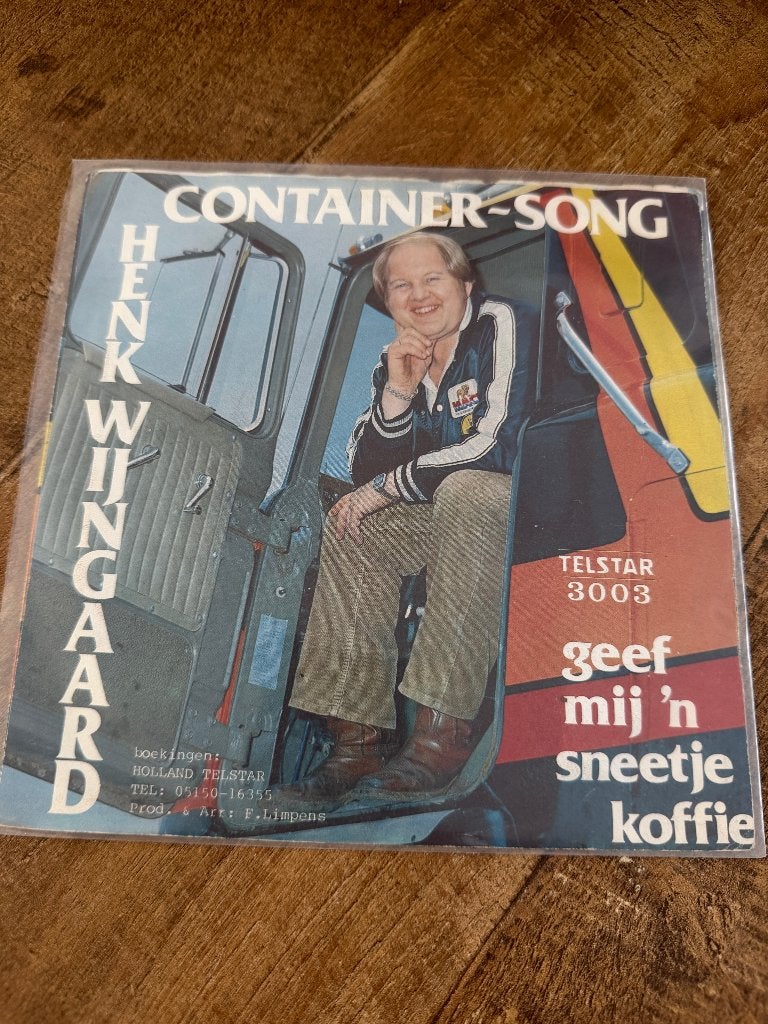 Henk Wijngaard-Container song, 7 inch, Single, Ophalen of Verzenden, Zo goed als nieuw