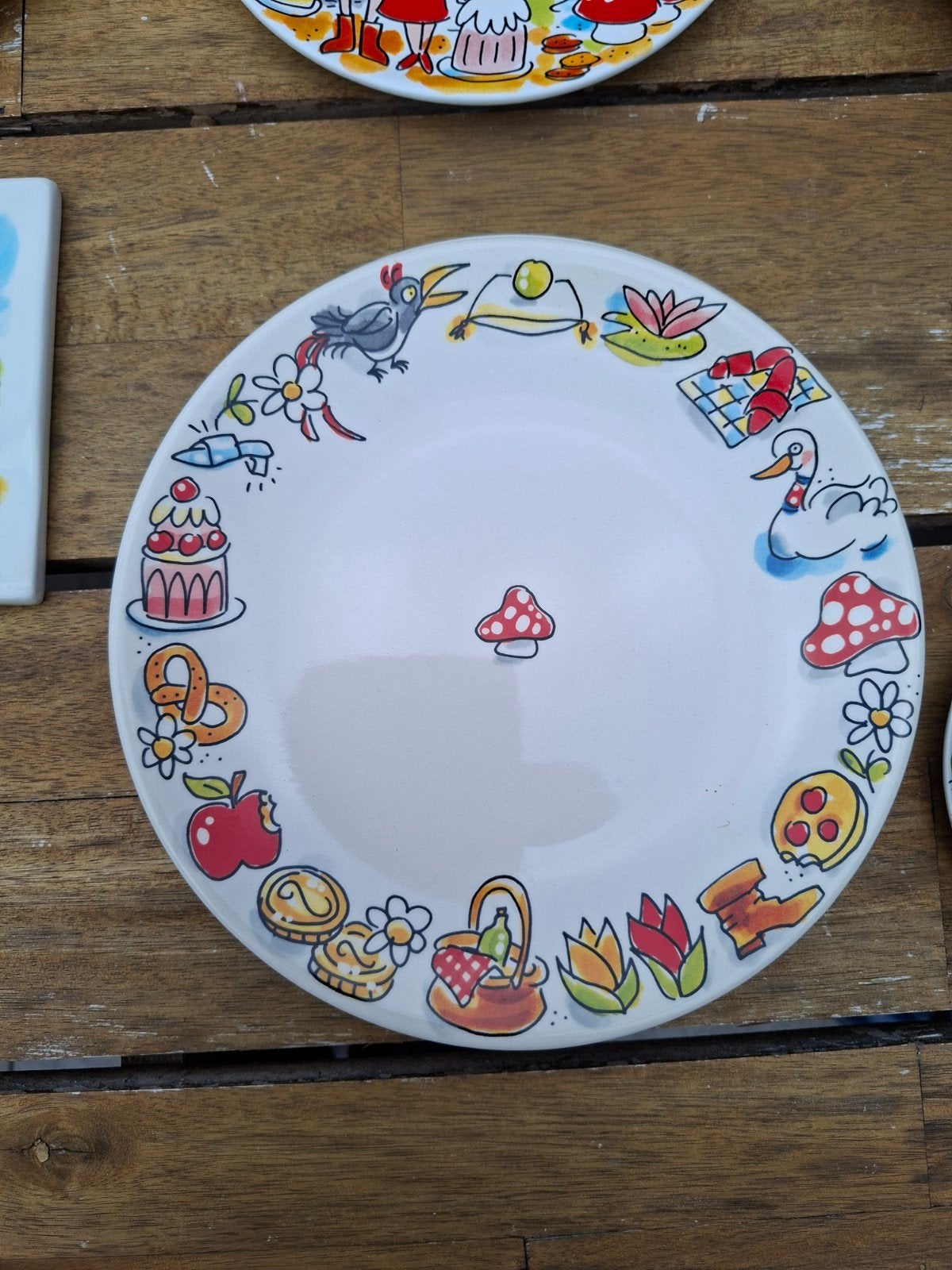 Blond Amsterdam Efteling ontbijtbord, Huis en Inrichting, Keuken | Servies, Ophalen of Verzenden, Zo goed als nieuw, Bord(en)