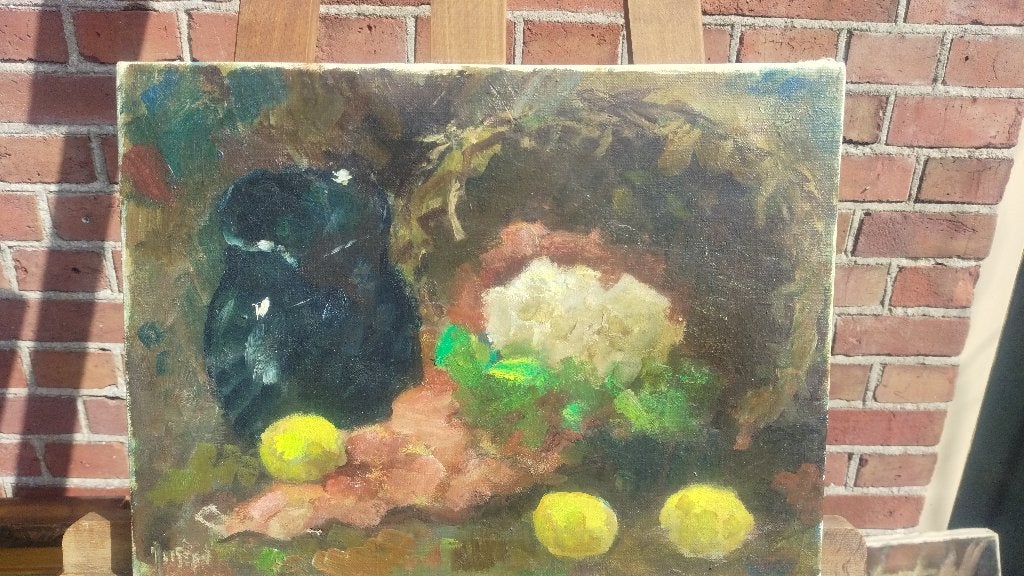 Joop Joosten - stilleven, Antiek en Kunst, Kunst | Schilderijen | Klassiek, Origineel werk, Doek, Stilleven, Impressionistisch