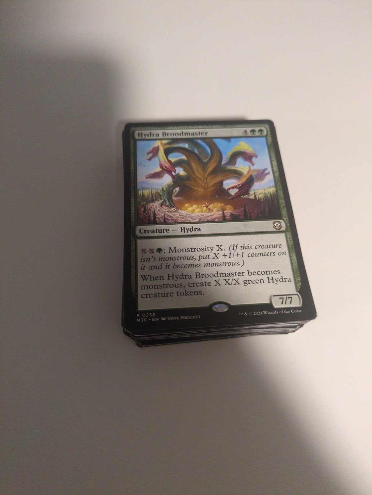 Mtg Starter Deck Basic Groen, Hobby en Vrije tijd, Ophalen of Verzenden, Zo goed als nieuw, Speeldeck