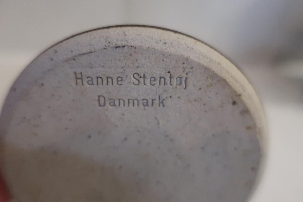 Hanne Stentoj - Denemarken - handgemaakte kandelaar, Ophalen of Verzenden, Zo goed als nieuw, Metaal, Minder dan 25 cm