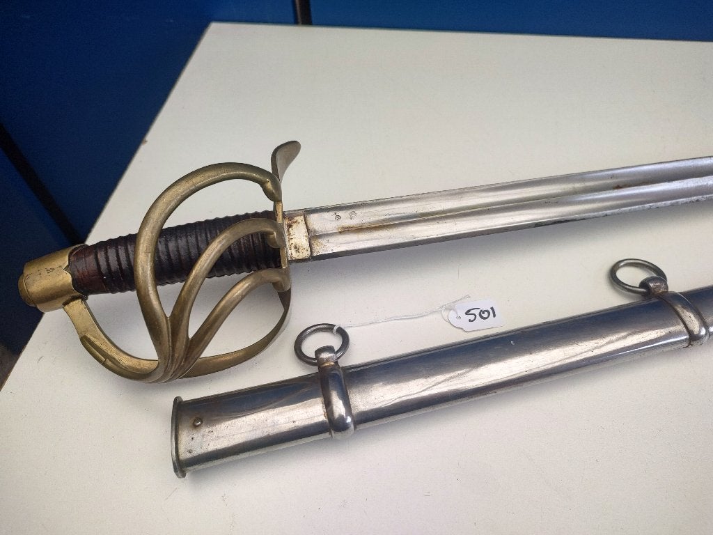 Sabel # 501 - Frankrijk - Kurassier Klingenthal 1813, Verzenden, Landmacht, Overige gebieden, Zwaard of Sabel