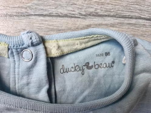 Blauw tshirt met golfjes maat 86 h, Onbekend, Ophalen of Verzenden, Ducky Beau, Onbekend