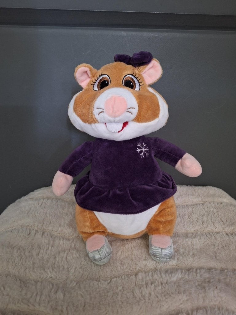AH hamster meisje met paars jurkje, Albert Heijn, Overige typen, Ophalen of Verzenden, Zo goed als nieuw