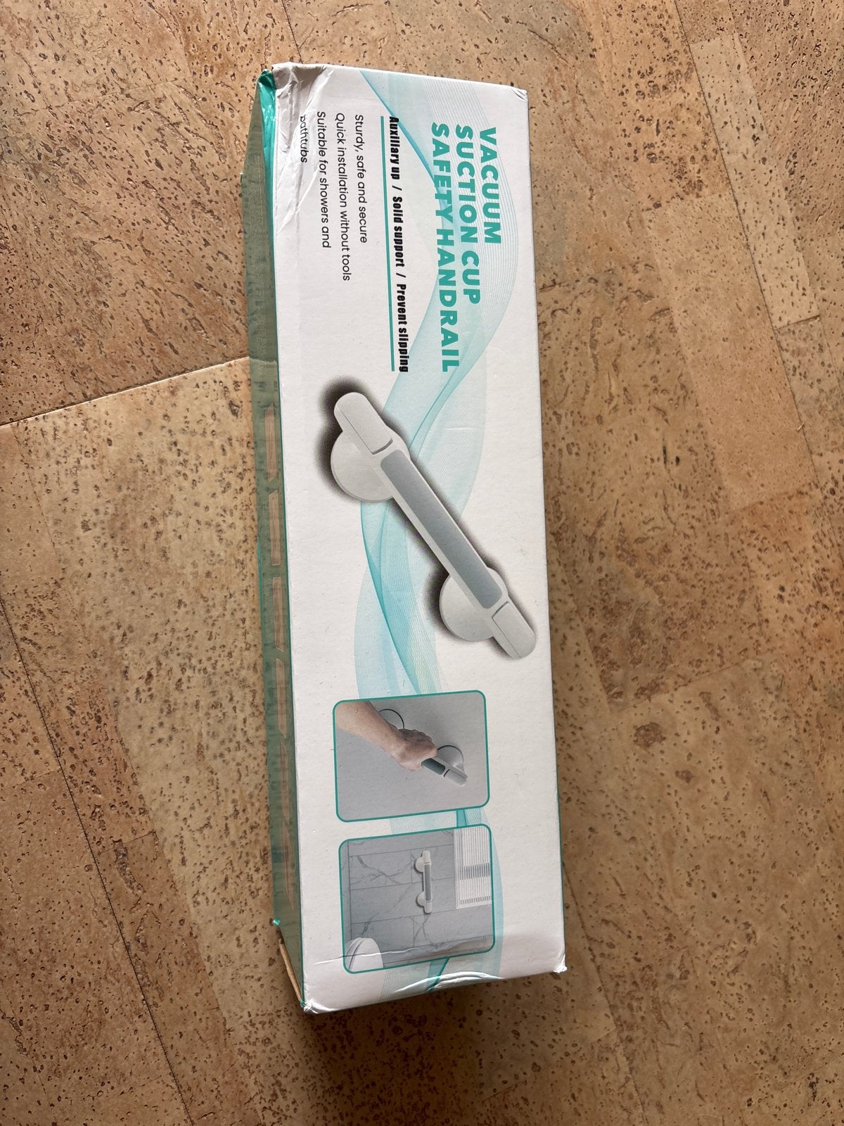 Badkamer Veiligheidsbeugel met Zuignappen, Ophalen of Verzenden, Zo goed als nieuw, Wit, Douche-accessoire