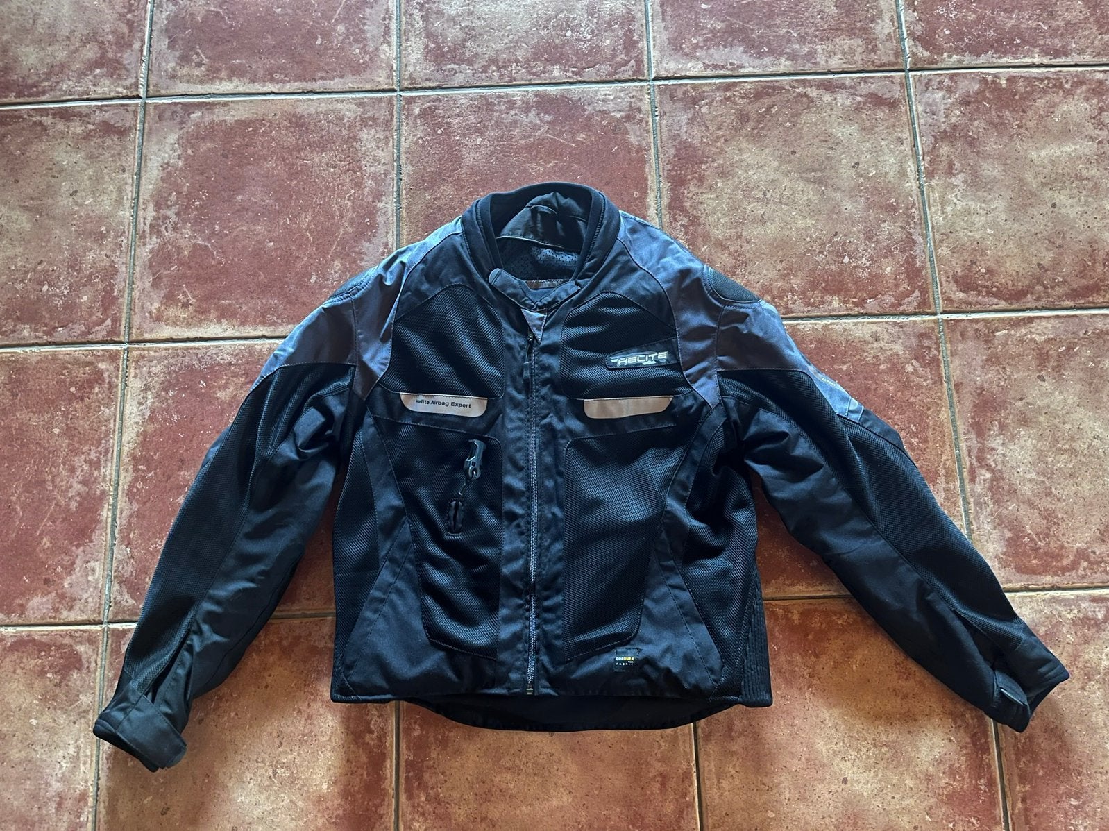 Helite Vented 2.0 airbagjas – Maat M – zo goed als nieuw, Motoren, Jas | textiel, Dames, Ophalen of Verzenden, Helite
