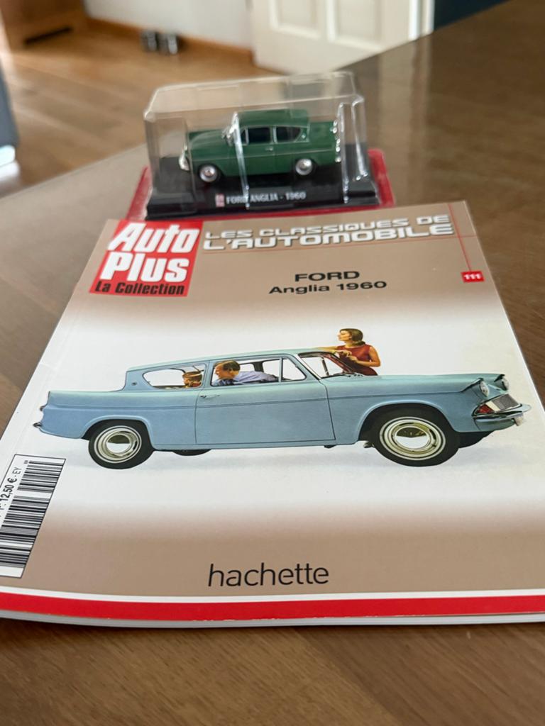 Ford Anglia 1960 modelauto met tijdschrift, Ophalen of Verzenden, Nieuw, Auto, Overige merken