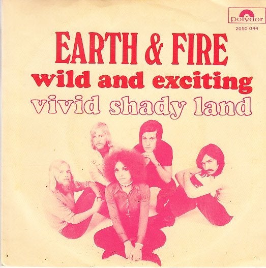 earth & fire ( j kaagman) - wild and exciting (nlpop/1970), Cd's en Dvd's, 7 inch, Ophalen of Verzenden, Zo goed als nieuw, Pop