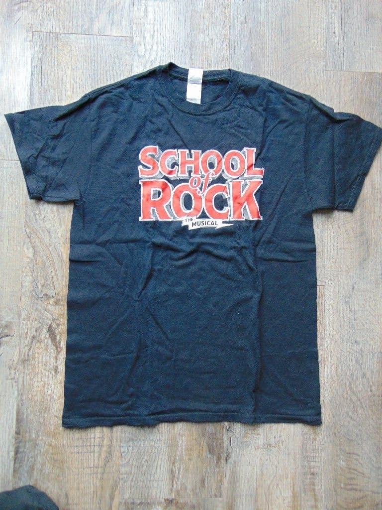 Gildan T-shirt School of Rock the musical zwart maat M, Maat 48/50 (M), Zwart, Ophalen of Verzenden, Zo goed als nieuw