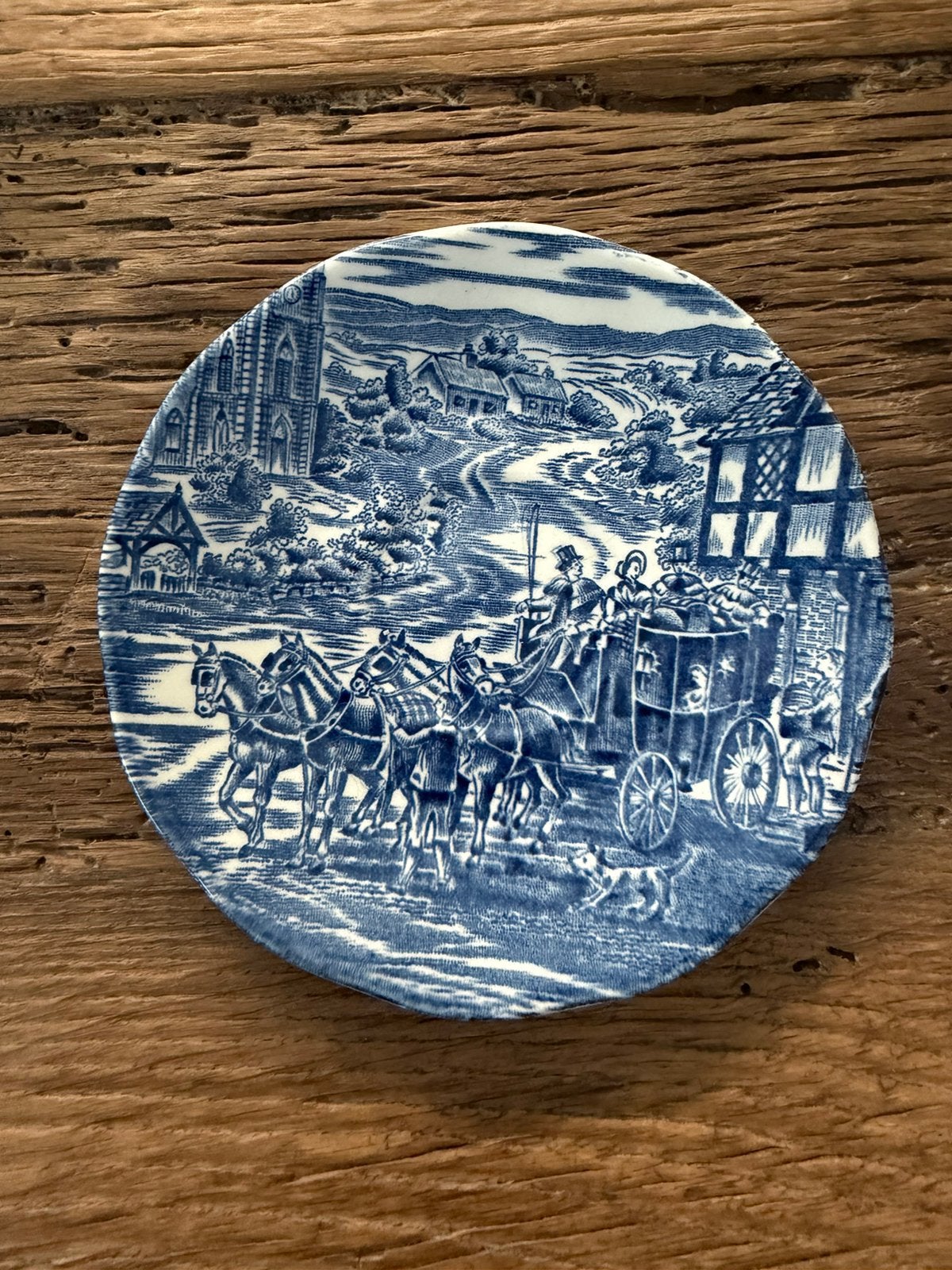 Wedgwood dickens coaching kopjes 4st, Ophalen of Verzenden