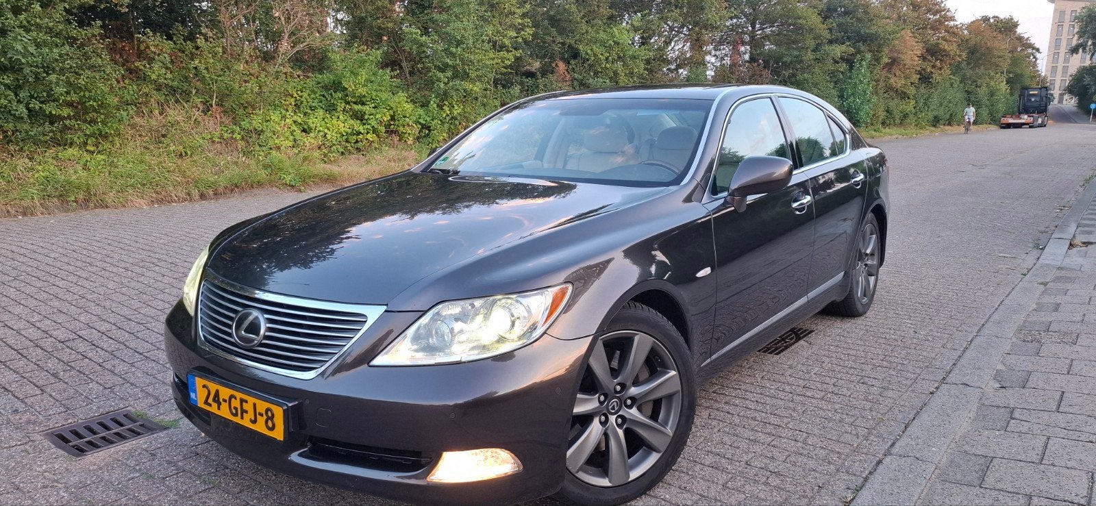 Lexus LS460 4.6 V8 | Full Options | Bruin Metallic, Auto's, Automaat, Achterwielaandrijving, 8 cilinders, 4608 cc
