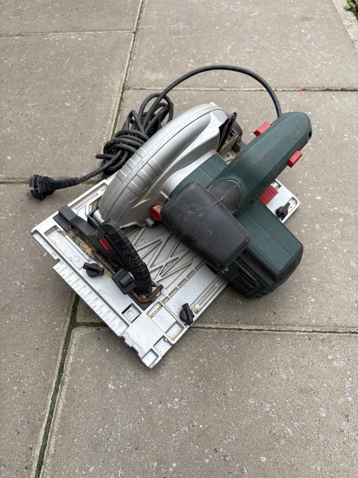 Metabo KS55FS Cirkelzaag - Goede staat, Gebruikt, Cirkelzaag, 70 mm of meer, Ophalen of Verzenden