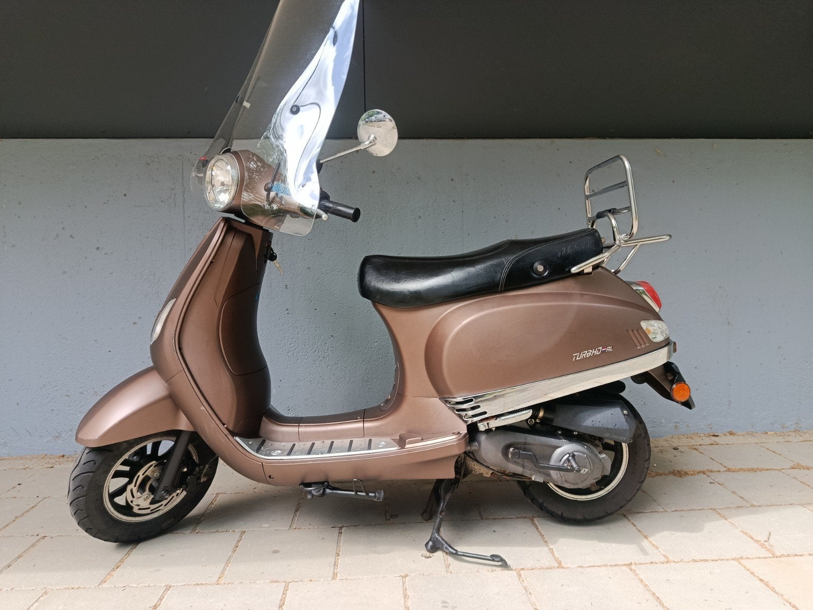 Turbho rl 50 scooter blauw kenteken, Ophalen, Turbho, 49 cc, Zo goed als nieuw