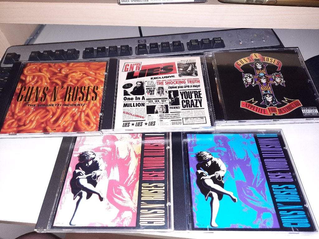 5X CD Guns N' Roses, Cd's en Dvd's, Cd's | Hardrock en Metal, Ophalen, Zo goed als nieuw