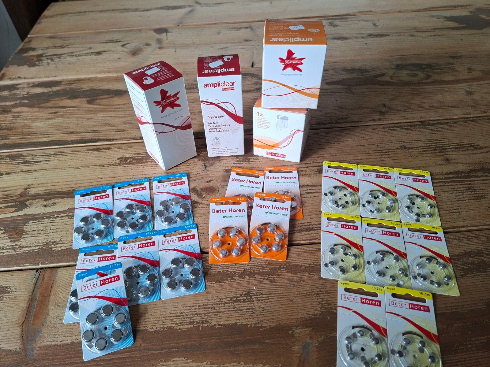 Nieuwe hoortoestelbatterijen en reinigingsproducten, Ophalen of Verzenden, Nieuw