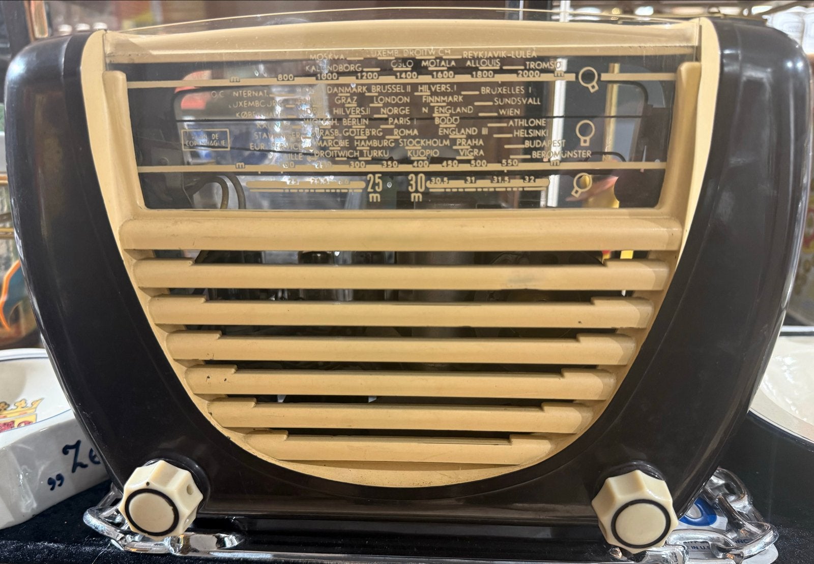 Vintage Bakeliet NSF Radio - Jaren '40/'50, Ophalen of Verzenden
