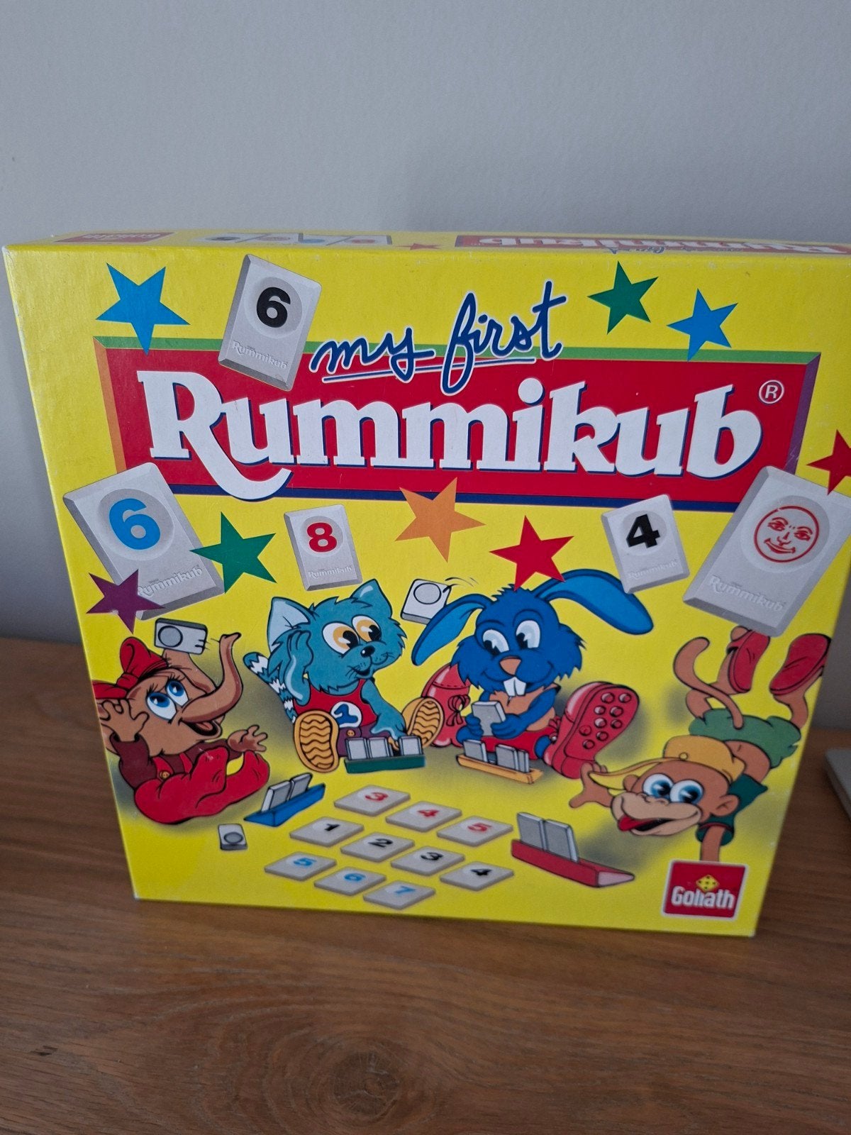 My First Rummikub - Leuk familiespel voor jonge spelers, Drie of vier spelers, Ophalen of Verzenden, Gebruikt, Goliath