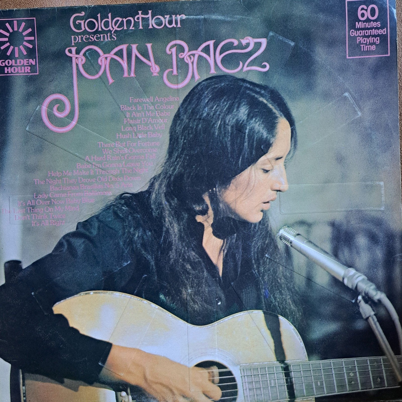 vinyl.LP  golden hour presents joan baez, LP, Gebruikt, Ophalen of Verzenden, Inclusief binnenhoes