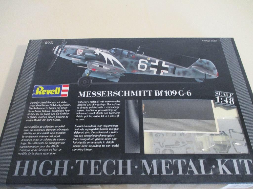 Revell Messerschmitt BF-109 G-6, Revell, Ophalen of Verzenden, Zo goed als nieuw, Groter dan 1:72