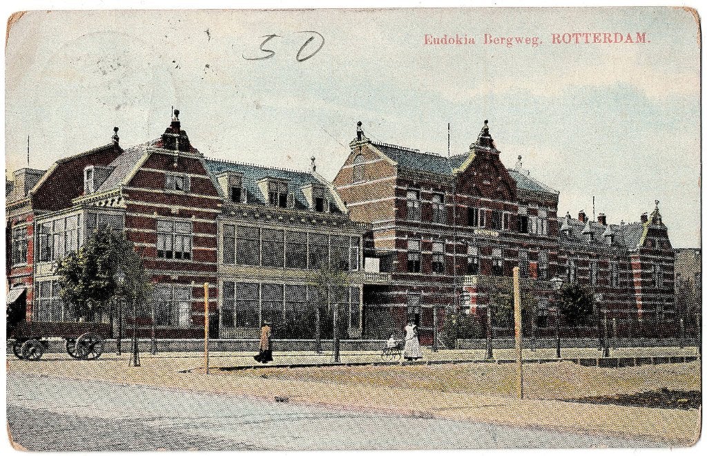 Rotterdam 47, eudokia, bergweg, verstuurd in 1911, ca. 4,==, Verzenden, Voor 1920, Gelopen, Zuid-Holland