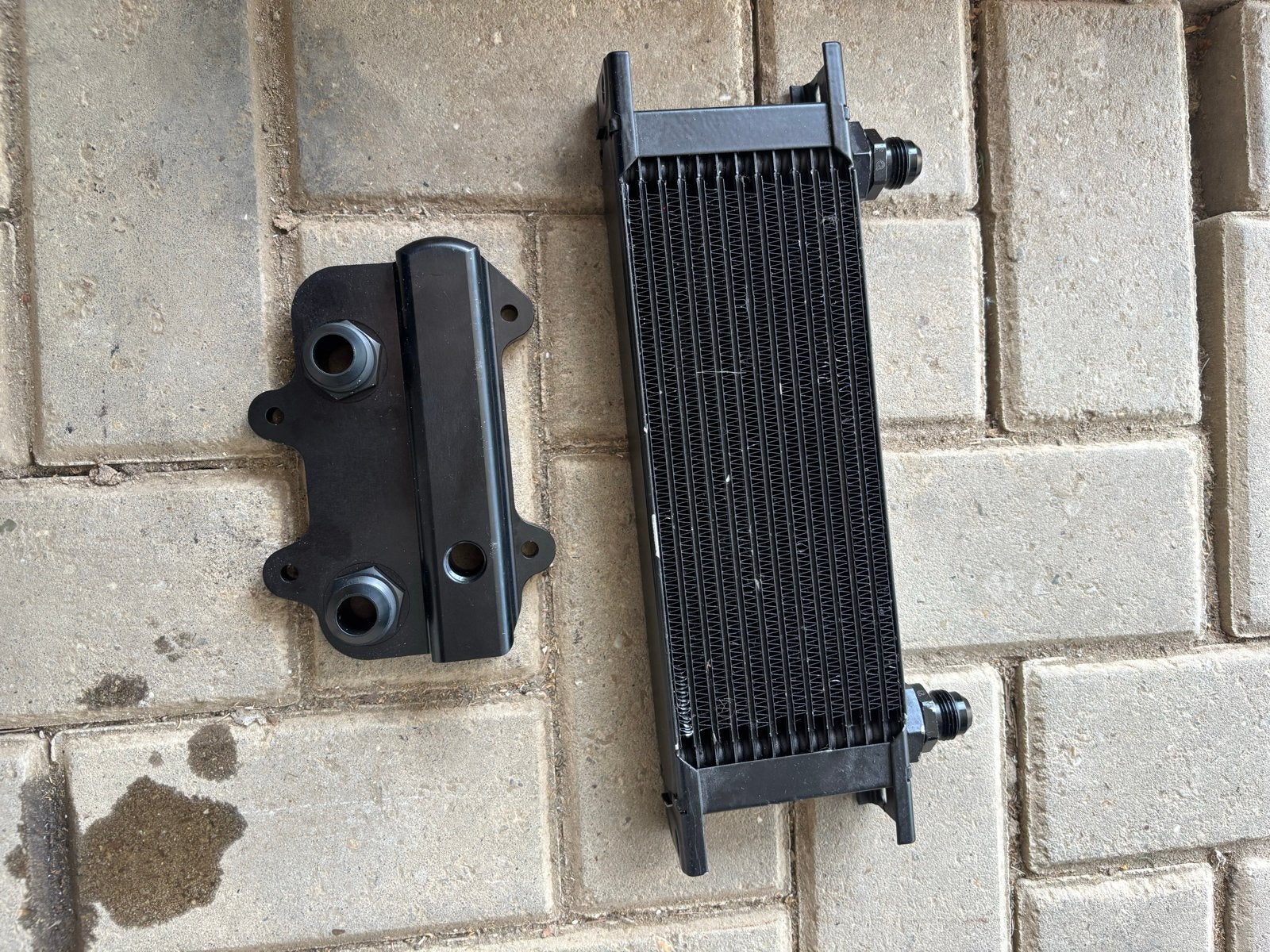 Oliekoeler met adapter voor diverse porsche modellen, Ophalen of Verzenden, Gebruikt, Universele onderdelen