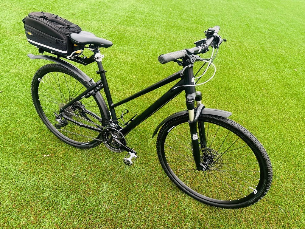 Foto 2 van Cube Cross Pro mountainbike toerfiets 50cm