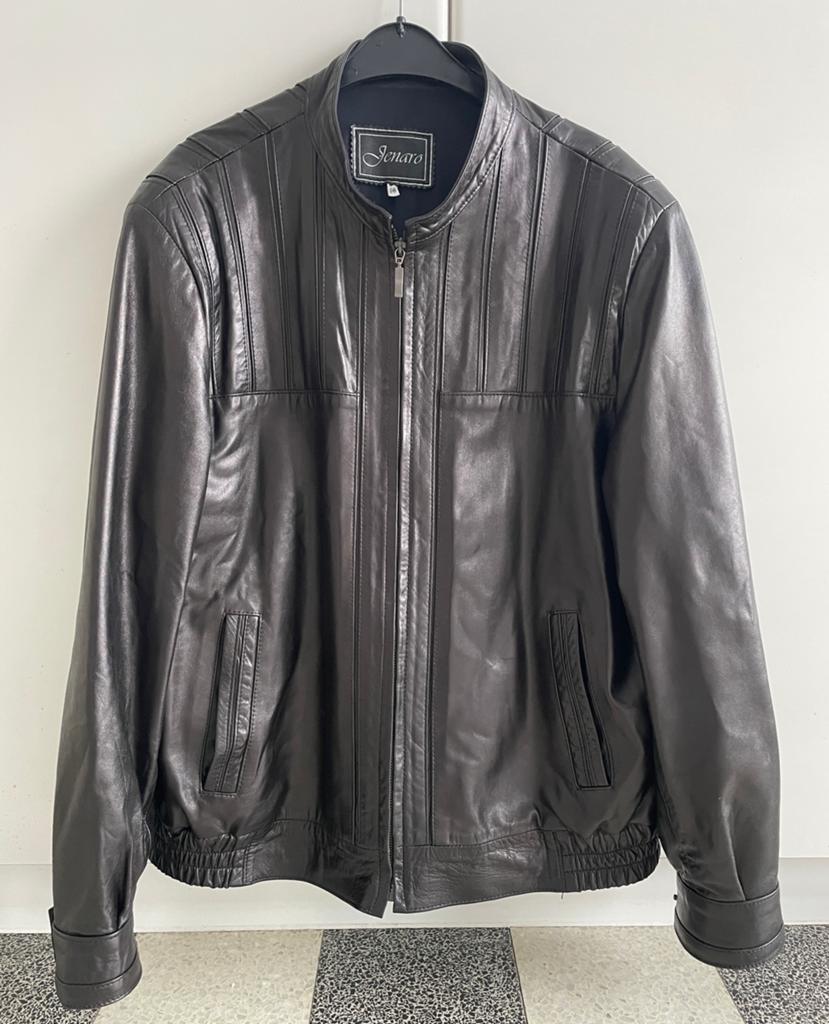 2 lederen jassen en 1 andere te koop ., Ophalen of Verzenden, Gedragen, Overige maten, Zwart
