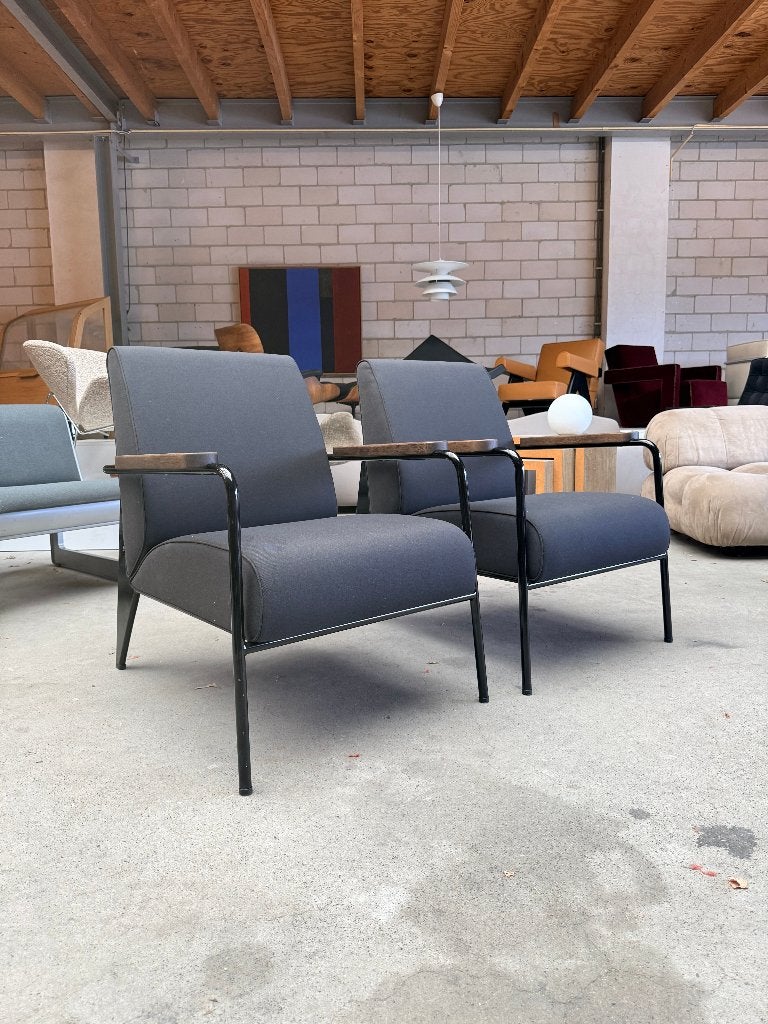 Vitra Fauteuil de Salon by Jean Prouvé (voorraad: 2), Ophalen, Gebruikt, 75 tot 100 cm, X