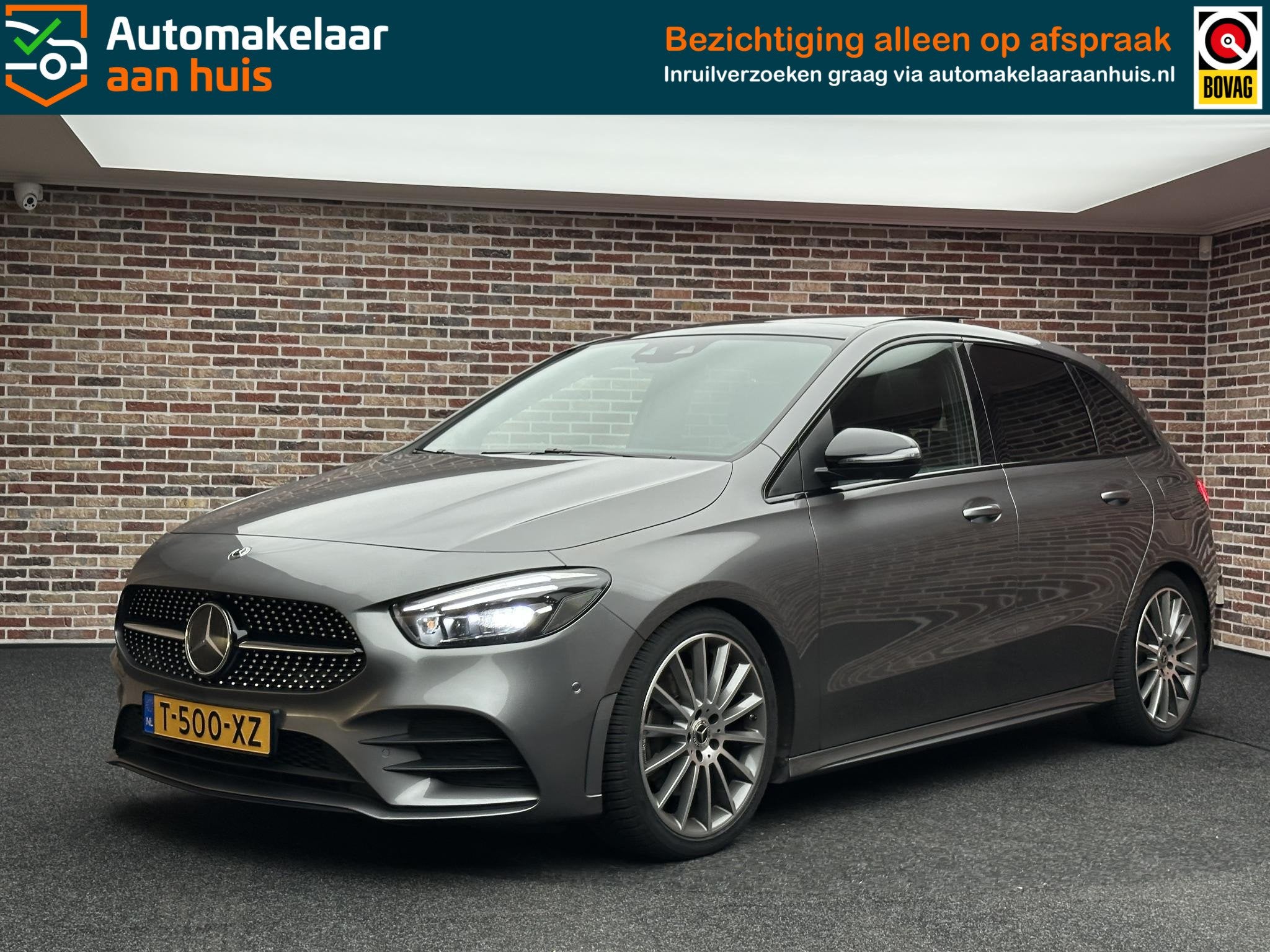 Mercedes-Benz B-klasse 220 4MATIC Advantage | Memory| Dak|, Auto's, Automaat, Leder en Stof, 14 km/l, 750 kg