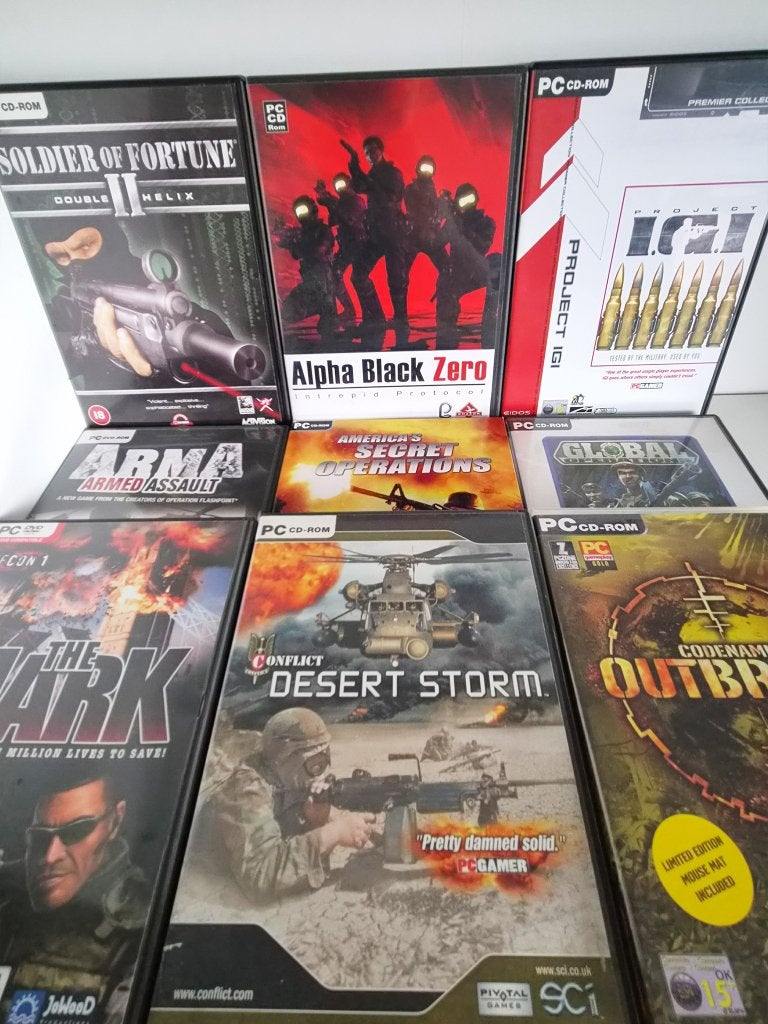 9 Shooters PC Games, Shooter, 1 speler, Ophalen of Verzenden, Zo goed als nieuw