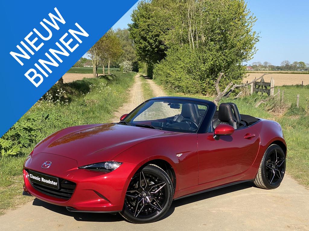 Mazda MX-5 ND 1.5 SkyActiv-G 131 TS NL AUTO, LEDER, Auto's, Mazda, Bedrijf, Te koop, MX-5, ABS, Airbags, Airconditioning, Alarm