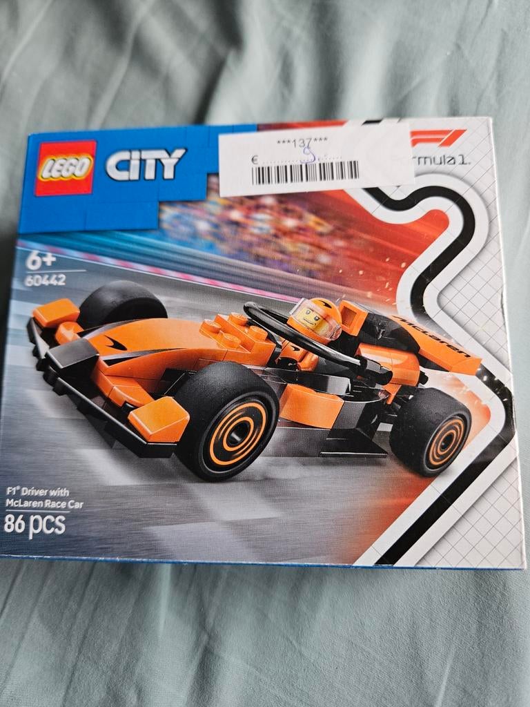 Nieuwe LEGO City F1 McLaren Raceauto (60442), Lego, Nieuw, Ophalen of Verzenden, Complete set