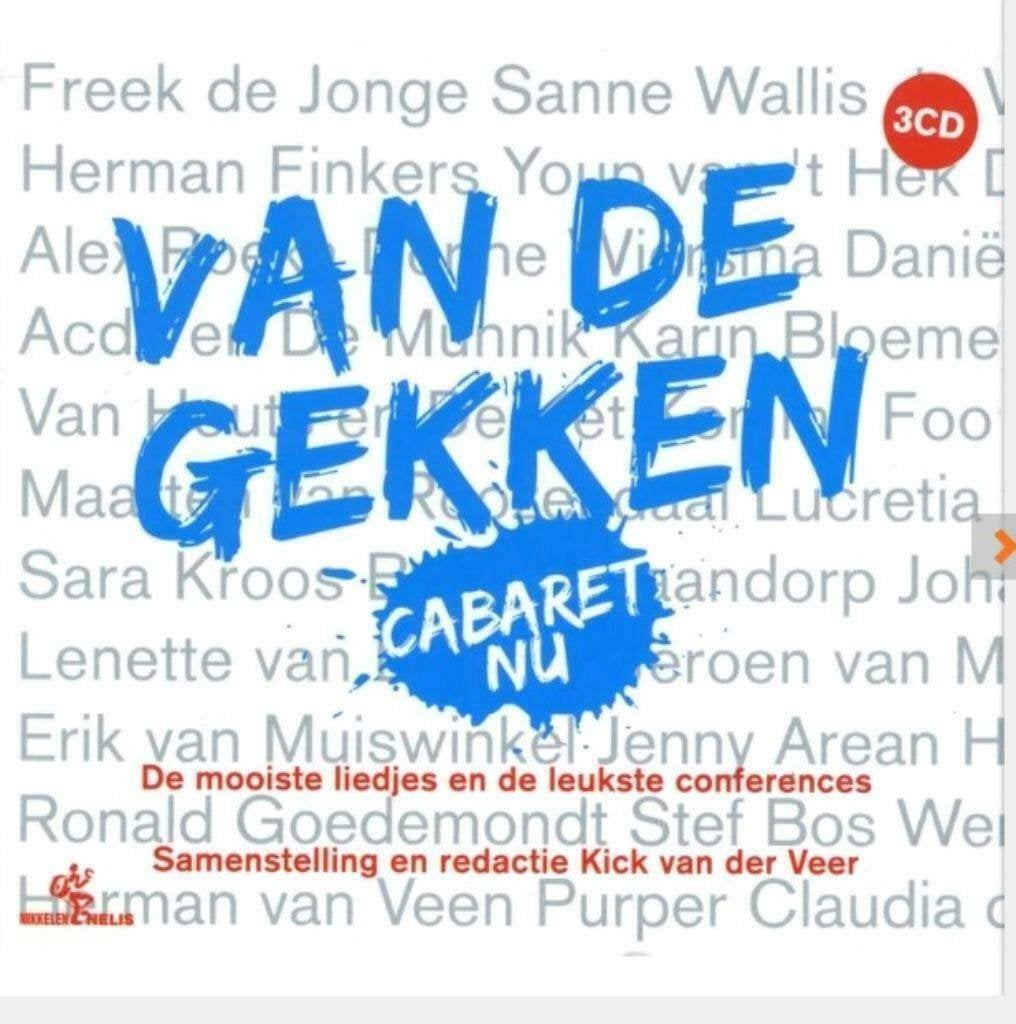 Van de Gekken - Cabaret Nu ( 3CD), Ophalen of Verzenden, Zo goed als nieuw, Inclusief doosje